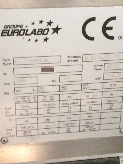 Four à soles Eurolabo Real forni