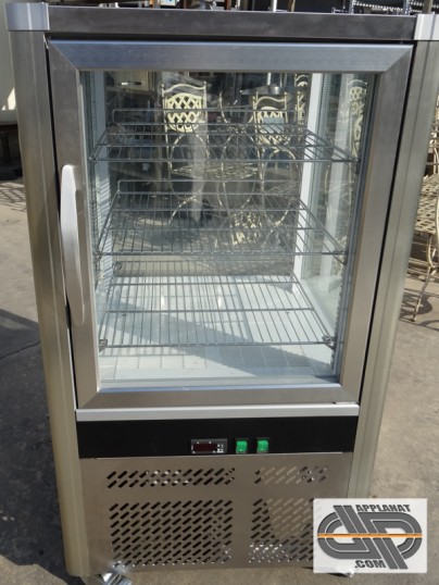 Petite Vitrine réfrigérée à 4 faces vitrées – H:1M30 - FURNOTEL – LSC 200 F 