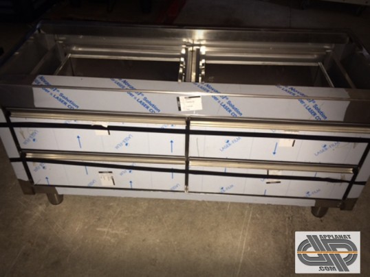 Soubassement inox profendeur 50 cm
