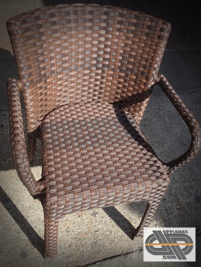 Fauteuils terrasse tressées