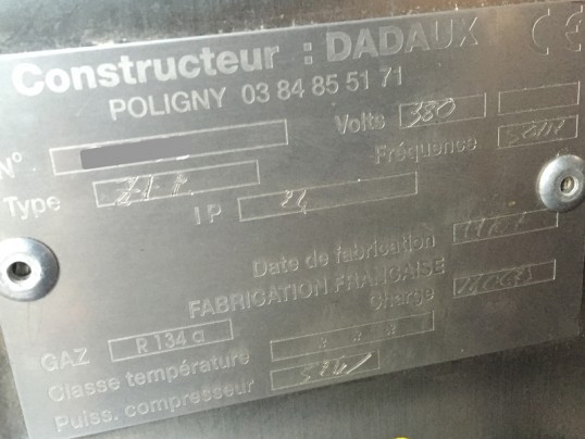 Plaque signalétique DADAUX