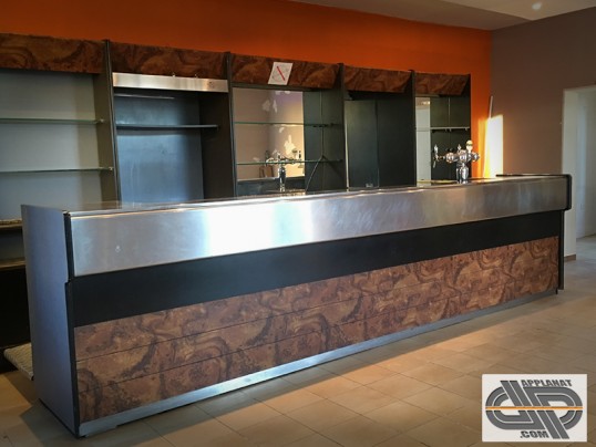 Comptoir de bar d'occasion 4m60