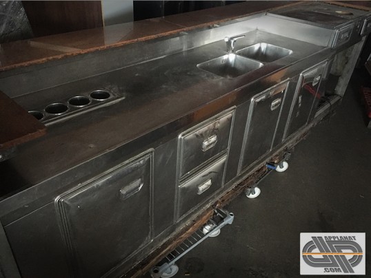 comptoir de bar reconditionné