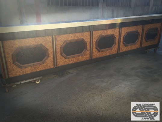 Comptoir de bar professionnel 5m40