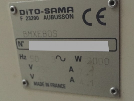 Plaque signalétique DITO SAMA