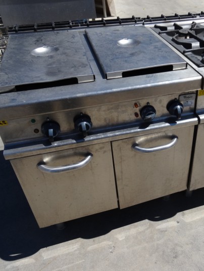 Ensemble 1m60 - 4 feux + friteuse gaz sur coffre - 900 SERIES - WHIRLPOOL