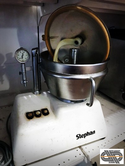 Cutter mixer de table - STEPHAN UM 12 - bol double enveloppe vue de face