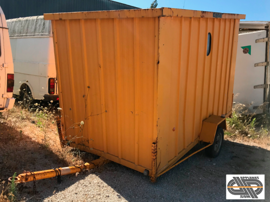 Remorque roulotte de chantier d'occasion