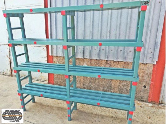 Etagère pvc alimentaire stockage chambre froide