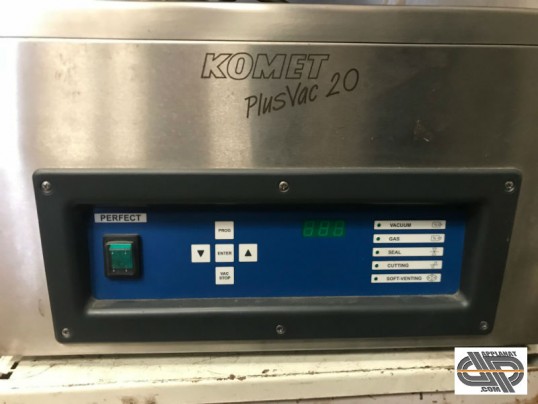 Tableau de commande d'une machine a emballer sous vide  KOMET PLUS VAC 20