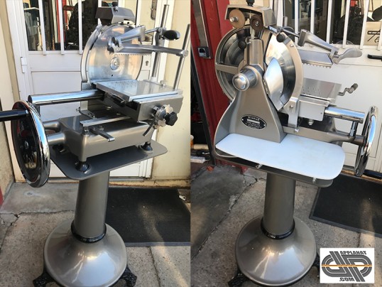 Trancheur charcutier à volant type Berkel par WISMER