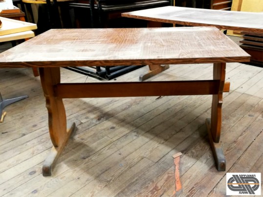 lot tables restaurant en bois d'occasion professionnel