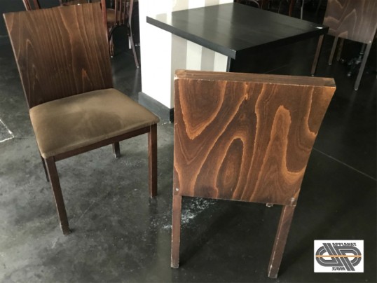 chaises chr occasion professionnel bois et velours