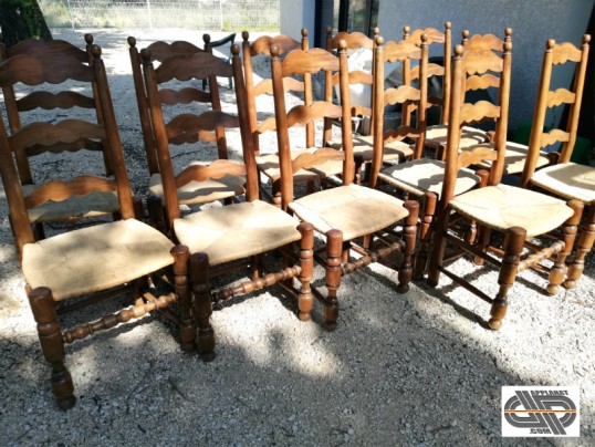 lot de chaises en bois occasion professionnel chr auberge ferme