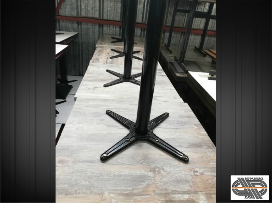 lot tables chr pro occasion pied metal etoile