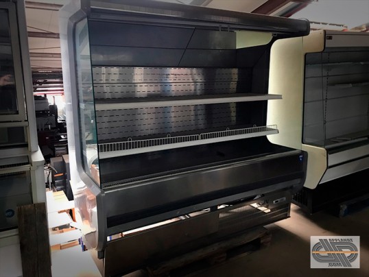 Vitrine murale réfrigérée inox 2m00