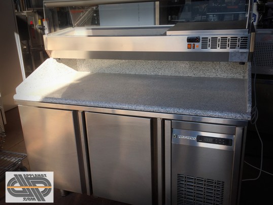 Meuble à pizza avec porte ingrédients - CORECO - MR80-150P