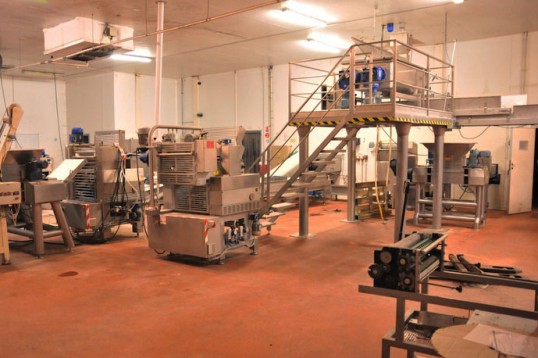 Usine de production de pates alimentaires 