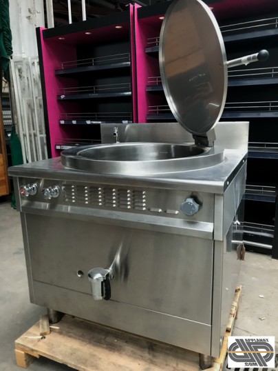 Marmite professionnelle en inox capacité 150 Litres gamme 900