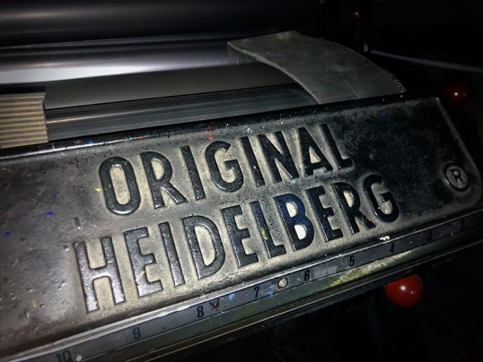 Original Heidelberg imprimerie