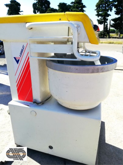 Pétrin cuve fiwe axe spirale inox loiselet spl