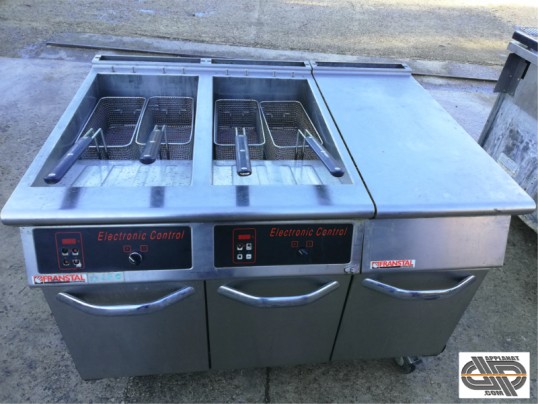 friteuse électrique FRANSTAL 2 x 25 litres pro occasion