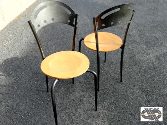 Lot de 25 chaises de brasseries professionnelles d'occasion