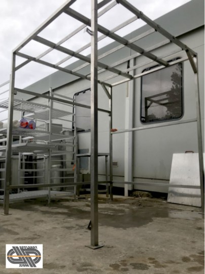 portique de boucherie d'occasion idéal chambre froide