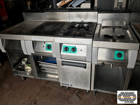 Ligne de cuisson d'occasion pour restaurant et secteur CHR marque THIRODE