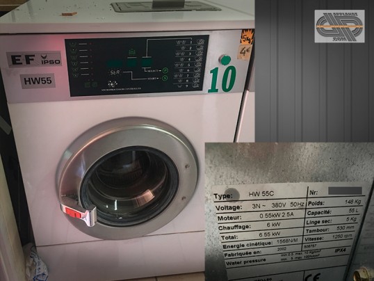 Machine à laver commerciale - 5 KG – IPSO HW 55C