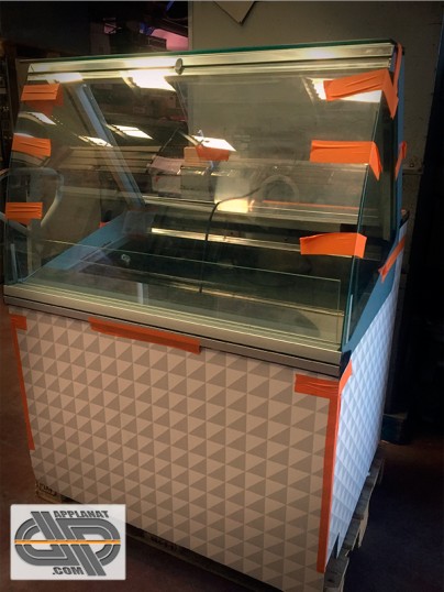Vitrine à crèmes glacées - 1m10 - 12 bacs ISA vue face avant 