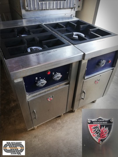 Fourneau gaz cuisine pro à feux vifs 10kw & 15kw – CHARVET PRO 1000