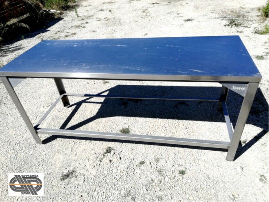 Table centrale inox boppas