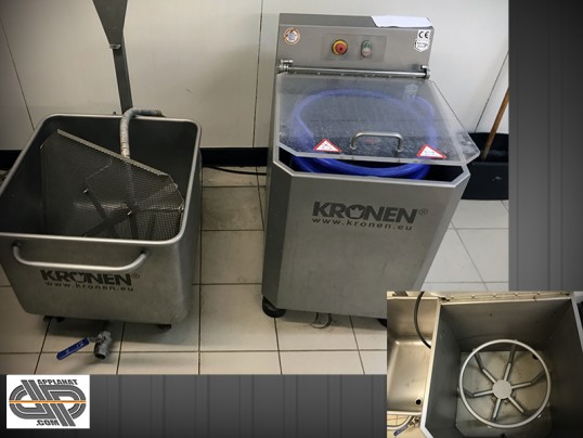 appareils inox pour lavage des légumes en quantité : Laveuse , essoreuse, industrie agroalimentaire essoreuse laveuse Kronen
