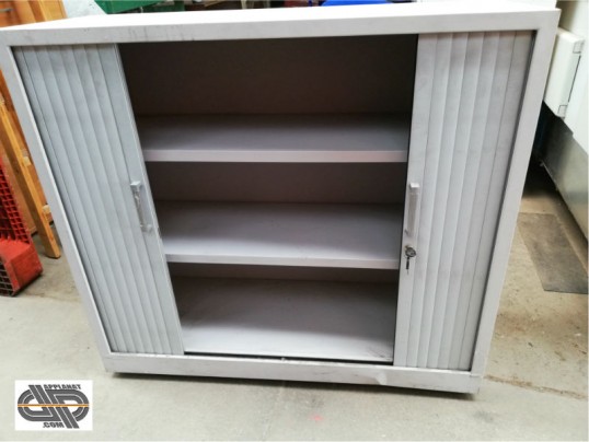 Armoire bureau à rideaux coulissants pvc