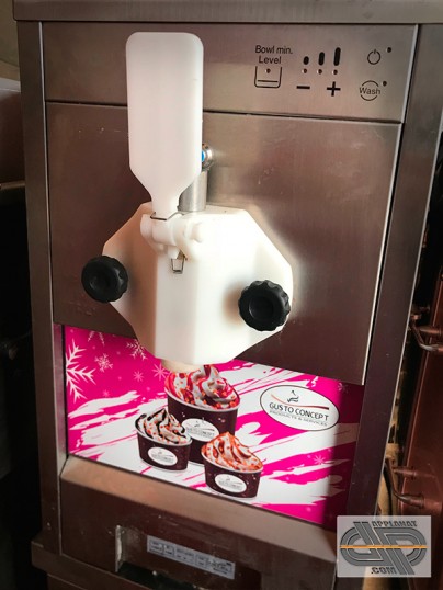 Machine à glace de comptoir Marque : SPM DRINK SYSTEM Modèle : U-GO P Distributeur France: GUSTO CONCEPT