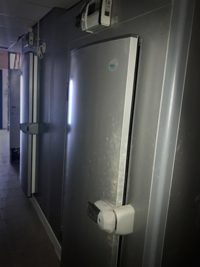 Ensemble chambre froide positive et négative