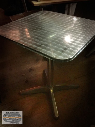 Tables inox bistrot d'occasion