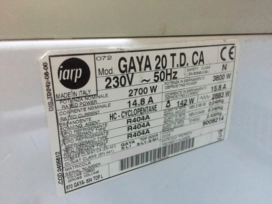 plaque signaletique IARP