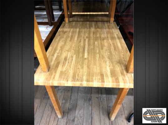 tables restaurant occasion professionnelles plateau résine aspect bois