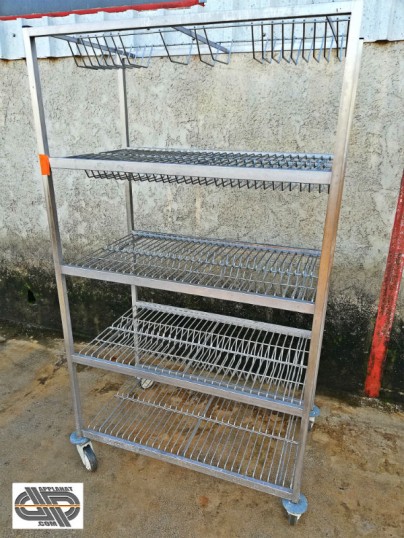 Chariot égouttage et stockage inox bacs GN1/1 occasion
