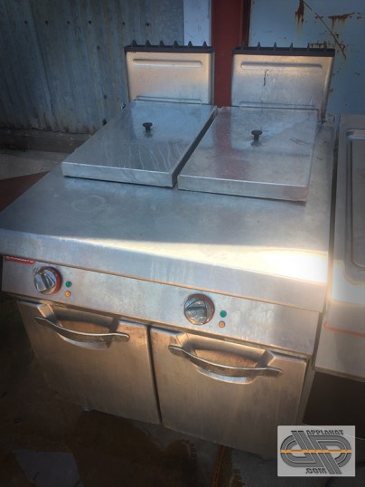 Friteuse 2 bacs 12 litres - GAZ - 191FR4G ANGELO PO