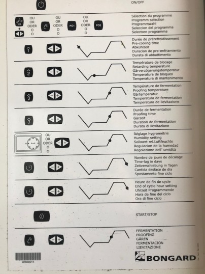 Rappel de notice de porte d'une armoire de fermentation bonagrd