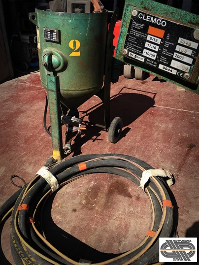 matériel sablage par grenaillage (cuve 100 Litres)