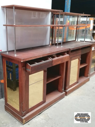 vaisselier haut self service en bois