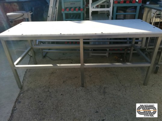 Table de boucher inox professionnelle plan de decoupe polyethylene