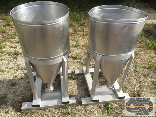 Silo inox 650 litres