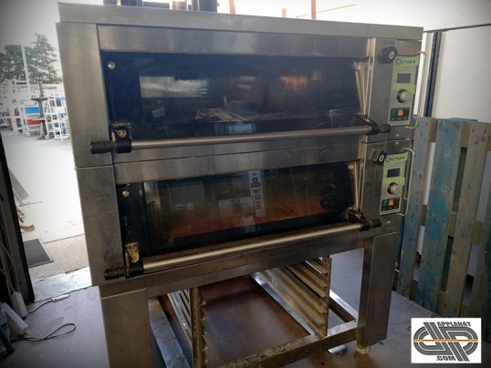 Boulangerie : four à soles 1,6m2 électrique générateur vapeur EUROPA • E2L 24 PA