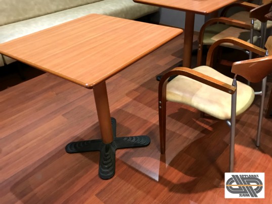 lot tables carrees en bois occasion pro chr
