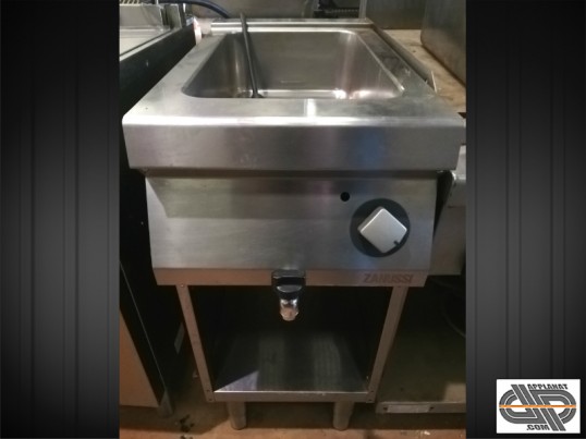 Bain marie électrique sur socle inox professionnel d'occasion Zanussi EVO700
